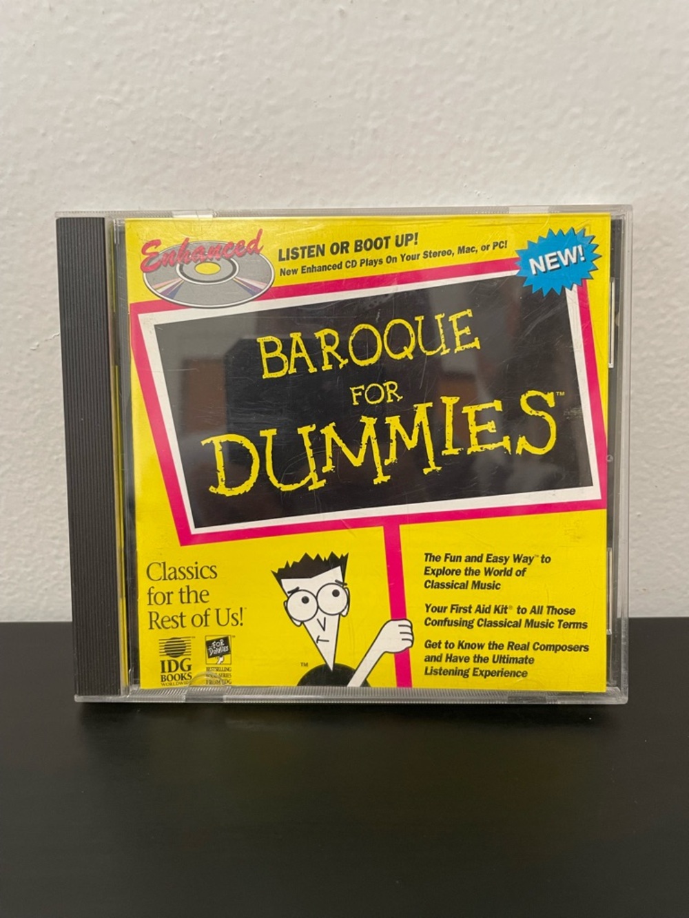 Baroque For Dummies CD Album Classical Compilation Bach Handel Vivaldi 1997